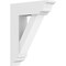 Ekena Millwork Standard Traditional Architectural Grade PVC Bracket with Traditional Ends, 3"W x 14"D x 18"H BKTP03X14X18TRA01 - alternate 1